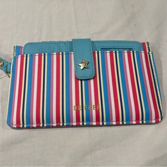 No Boundaries Handbags - NWT No Boundaries (NoBo) Striped Wristlet Wallet - Multicolor with Card Slots